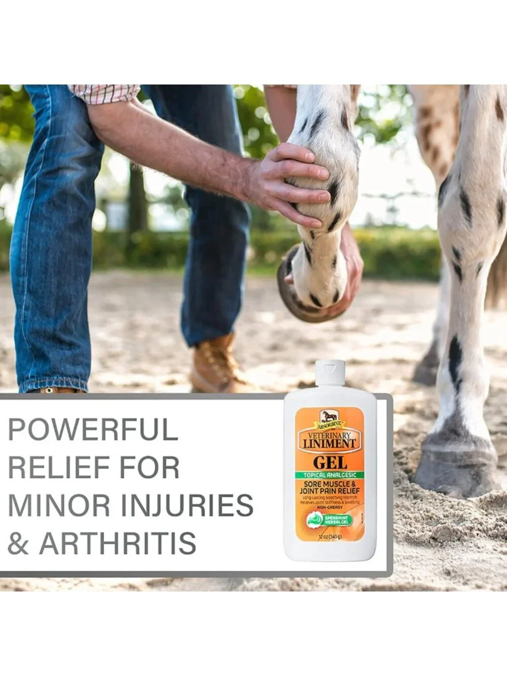 Sore Muscle & Arthritis Pain Relief Gel | Warming Topical Analgesic, 12 oz
